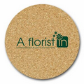 Round Soft Cork Mats - (8 1/2" Diameter)